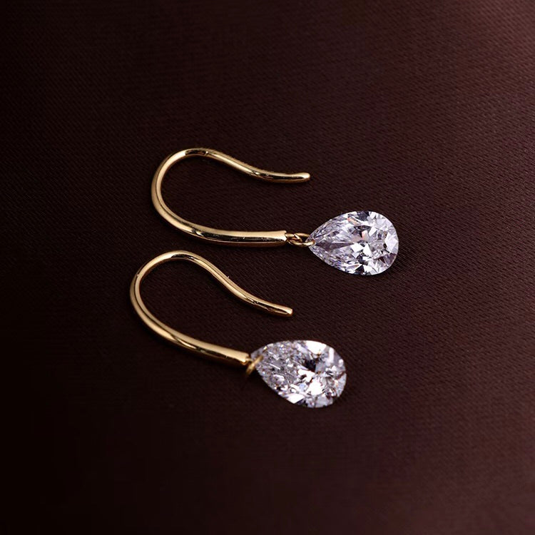 ANSTER Jewelry IGI Custom 18K Gold Earrings 1ct VVS Lab Grown Diamond Earrings