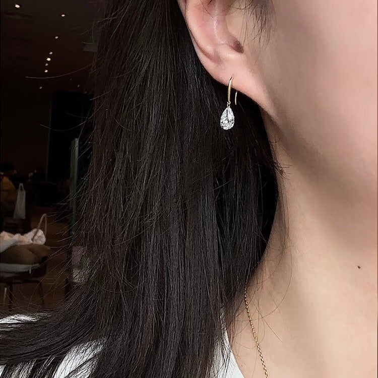 ANSTER Jewelry IGI Custom 18K Gold Earrings 1ct VVS Lab Grown Diamond Earrings