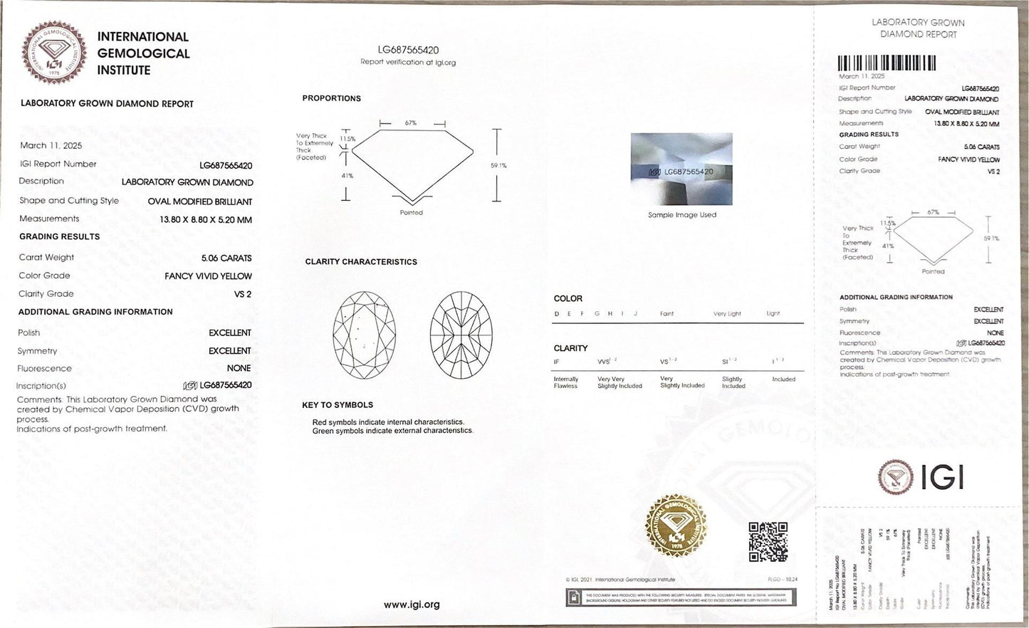 ANSTER Platinum Jewelry PT950 Ring 1.01ct VS2 CVD Lab Grown Diamond Ring with IGI