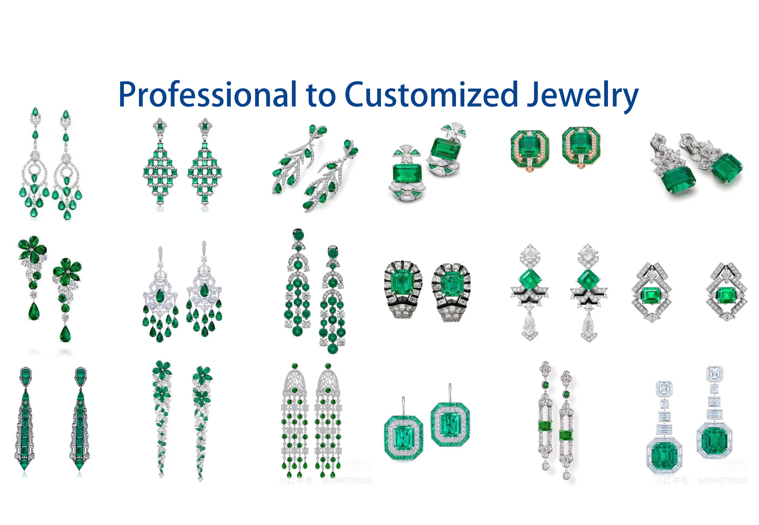 Lab Grown Emerald Earrings in K Gold – Ethical & Unique