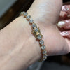 ANSTER Wholesales Price Bezel setting 4mm Lab Grown Diamonds Tennis Bracelet with IGI