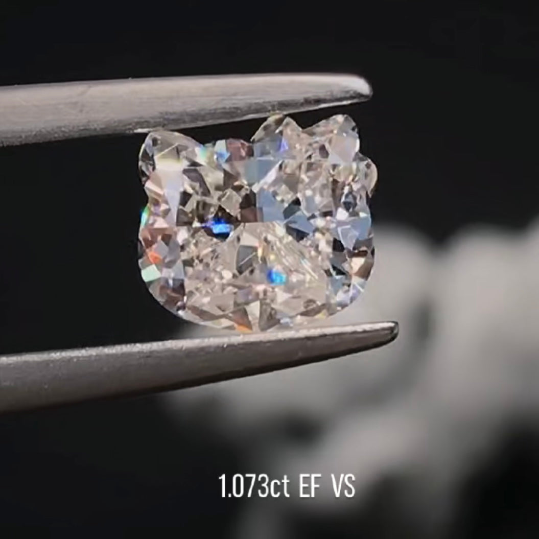 خاتم ألماس من الذهب عيار 18 قيراطًا مقطوع على شكل كمثرى ومُزرع في المختبر من مجوهرات ANSTER مصنوع يدويًا وفقًا لمعايير أخلاقية 