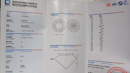 خاتم ألماس من الذهب عيار 18 قيراطًا مقطوع على شكل كمثرى ومُزرع في المختبر من مجوهرات ANSTER مصنوع يدويًا وفقًا لمعايير أخلاقية 