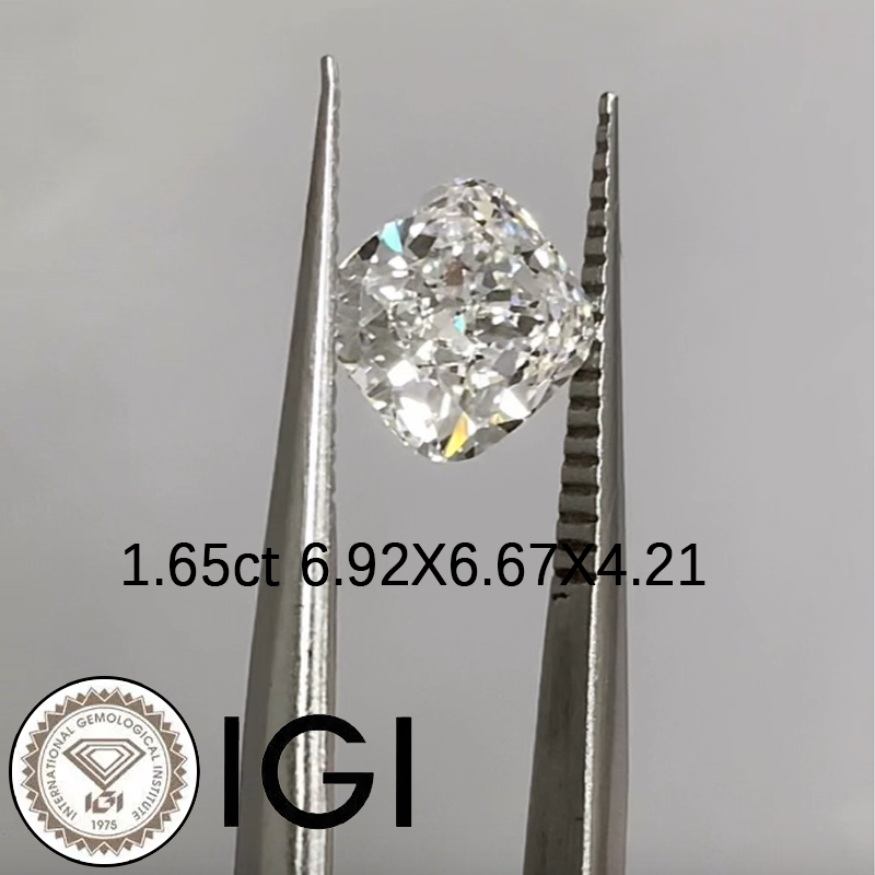 ANSTER Wholesales Price 1-2ct Cushion cut Lab Grown Loose Diamonds with IGI for Jewelry making