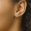 ANSTER Jewelry OEM IGI GIA 18K Gold VS VVS Lab Grown Diamond Earrings