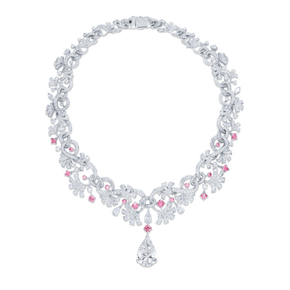 خاتم ألماس من الذهب عيار 18 قيراطًا مقطوع على شكل كمثرى ومُزرع في المختبر من مجوهرات ANSTER مصنوع يدويًا وفقًا لمعايير أخلاقية 