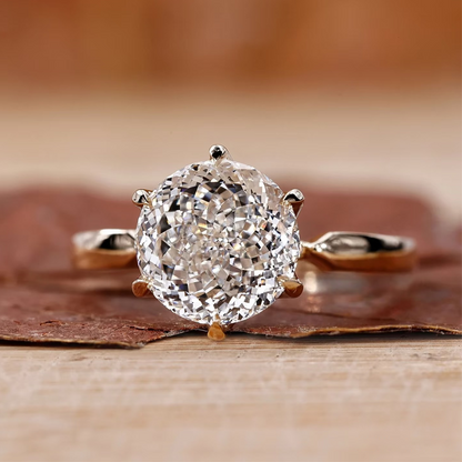 خاتم ألماس من الذهب عيار 18 قيراطًا مقطوع على شكل كمثرى ومُزرع في المختبر من مجوهرات ANSTER مصنوع يدويًا وفقًا لمعايير أخلاقية 