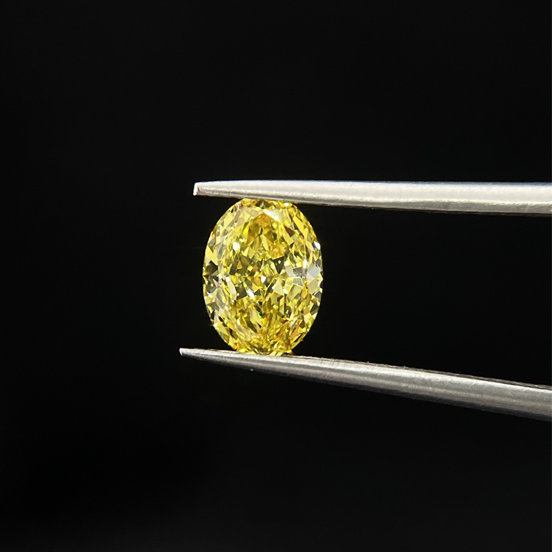 ANSTER Wholesales Fancy Yellow Lab Grown Loose Diamond with IGI for Jewelry making
