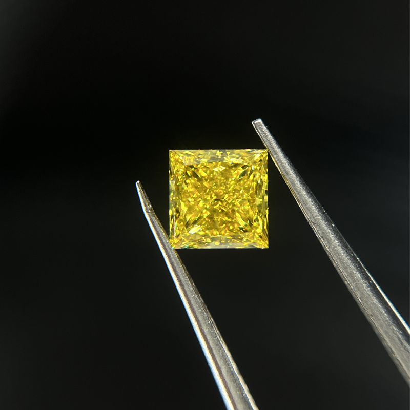 ANSTER Wholesales Fancy Yellow Lab Grown Loose Diamond with IGI for Jewelry making