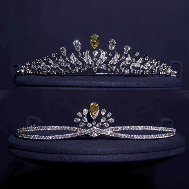 خاتم ألماس من الذهب عيار 18 قيراطًا مقطوع على شكل كمثرى ومُزرع في المختبر من مجوهرات ANSTER مصنوع يدويًا وفقًا لمعايير أخلاقية 