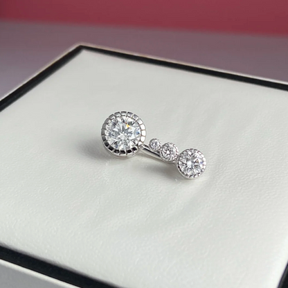 خاتم ألماس من الذهب عيار 18 قيراطًا مقطوع على شكل كمثرى ومُزرع في المختبر من مجوهرات ANSTER مصنوع يدويًا وفقًا لمعايير أخلاقية 