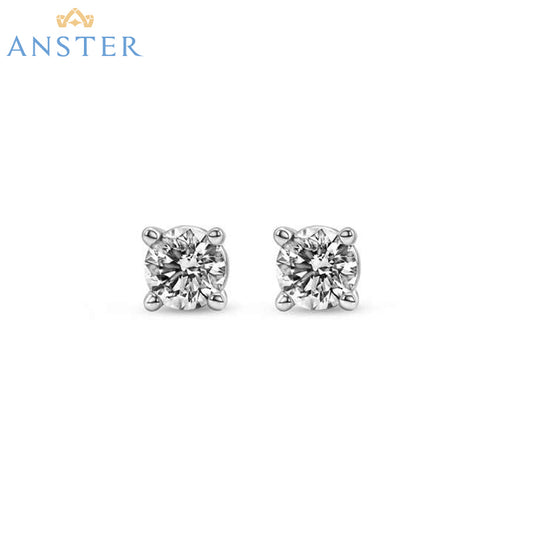 ANSTER Jewelry Customize Platinum PT950 Lab Grown Diamond Earrings