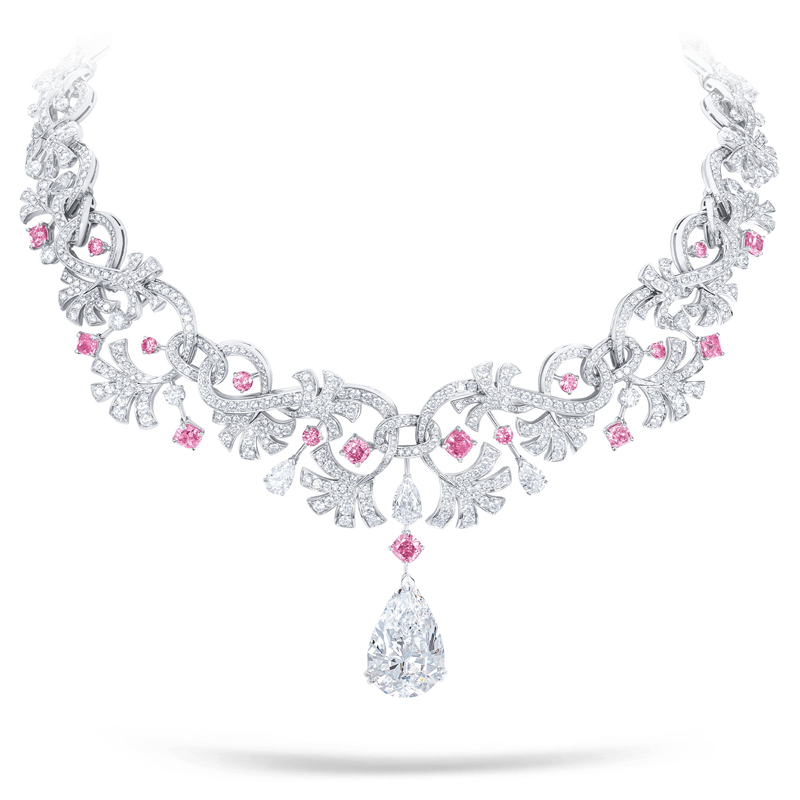 خاتم ألماس من الذهب عيار 18 قيراطًا مقطوع على شكل كمثرى ومُزرع في المختبر من مجوهرات ANSTER مصنوع يدويًا وفقًا لمعايير أخلاقية 