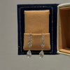 ANSTER Jewelry 18K Gold IGI VVS 6ct Pear Cut Lab Grown Diamond Earrings