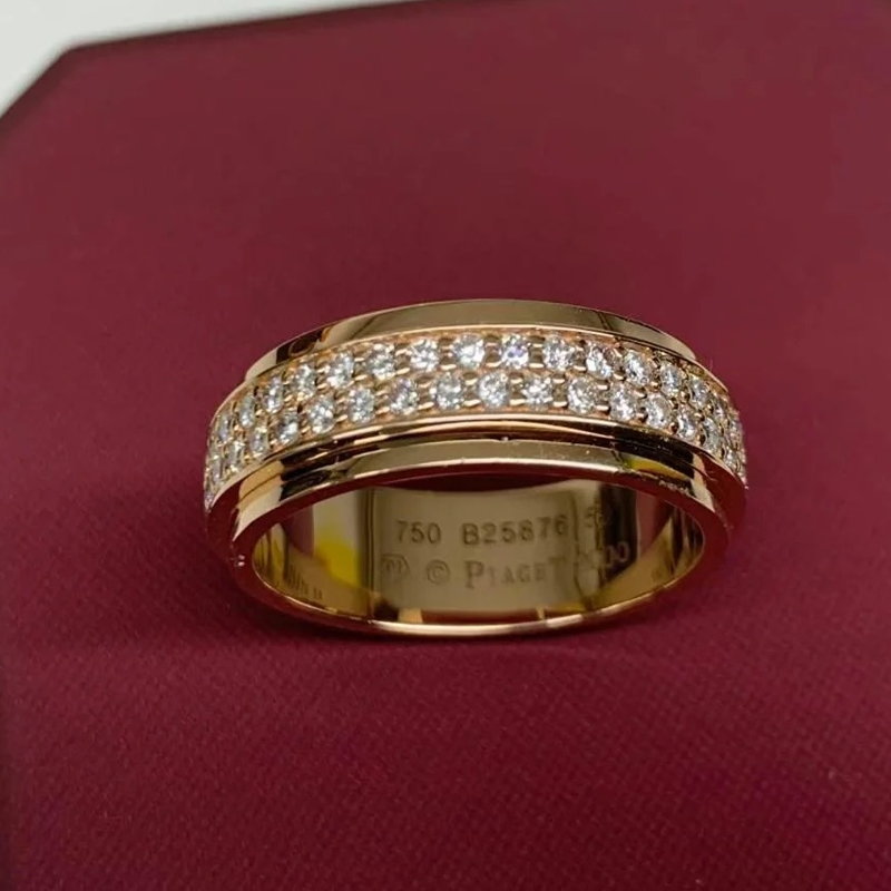 خاتم ألماس من الذهب عيار 18 قيراطًا مقطوع على شكل كمثرى ومُزرع في المختبر من مجوهرات ANSTER مصنوع يدويًا وفقًا لمعايير أخلاقية 