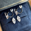 ANSTER Wholesales Price Marquise cut Lab Grown Diamonds Unpierced Earrings with IGI