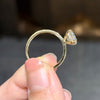 ANSTER Wholesales Price 18K Gold Ring Oval cut Lab Grown Diamond Ring with IGI