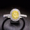 ANSTER Wholesales Price 1ct Oval cut Lab Grown Yellow Loose Diamond with IGI for Jewelry making