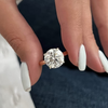 ANSTER Wholesales Price Four claw 3ct Lab Grown Diamond Ring with IGI 18K Gold Ring