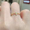 ANSTER Wholesales Price Round cut Melee Lab Grown Diamond Ring with IGI 22K Gold Ring