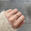 ANSTER Wholesales Price Round cut Melee Lab Grown Diamond Ring with IGI 22K Gold Ring