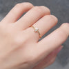 ANSTER Wholesales Price Round cut Melee Lab Grown Diamond Ring with IGI 22K Gold Ring