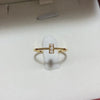 ANSTER Wholesales Price Round cut Melee Lab Grown Diamond Ring with IGI 22K Gold Ring