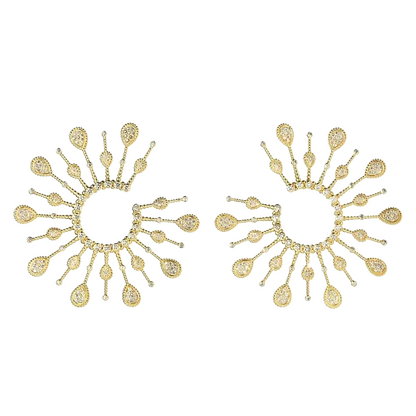 خاتم ألماس من الذهب عيار 18 قيراطًا مقطوع على شكل كمثرى ومُزرع في المختبر من مجوهرات ANSTER مصنوع يدويًا وفقًا لمعايير أخلاقية 