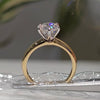 ANSTER 18K Gold Jewelry 1 Carat VVS2 CVD Lab Grown Diamond Ring with IGI