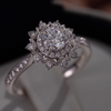 ANSTER Jewelry Customized Zhaolusi 1.5ct Snowflake Shape Diamond Wedding Ring with IGI