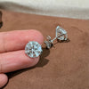 ANSTER Wholesales Price 4-5ct Round cut Lab Grown Diamonds Stud Earrings with IGI
