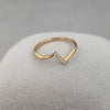 ANSTER Wholesales Price Round cut Melee Lab Grown Diamond Ring with IGI 22K Gold Ring