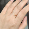 ANSTER Wholesales Price Round cut Melee Lab Grown Diamond Ring with IGI 22K Gold Ring