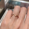 ANSTER Wholesales Price Round cut Melee Lab Grown Diamond Ring with IGI 22K Gold Ring