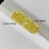 ANSTER Wholesales Price 0.5ct Radiant cut Lab Grown Loose Yellow Diamond with IGI for Jewelry making