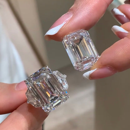 خاتم ألماس من الذهب عيار 18 قيراطًا مقطوع على شكل كمثرى ومُزرع في المختبر من مجوهرات ANSTER مصنوع يدويًا وفقًا لمعايير أخلاقية 