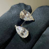 ANSTER Customized Lab Grown Diamond Stud Earrings 9-22K White Gold Jewelry