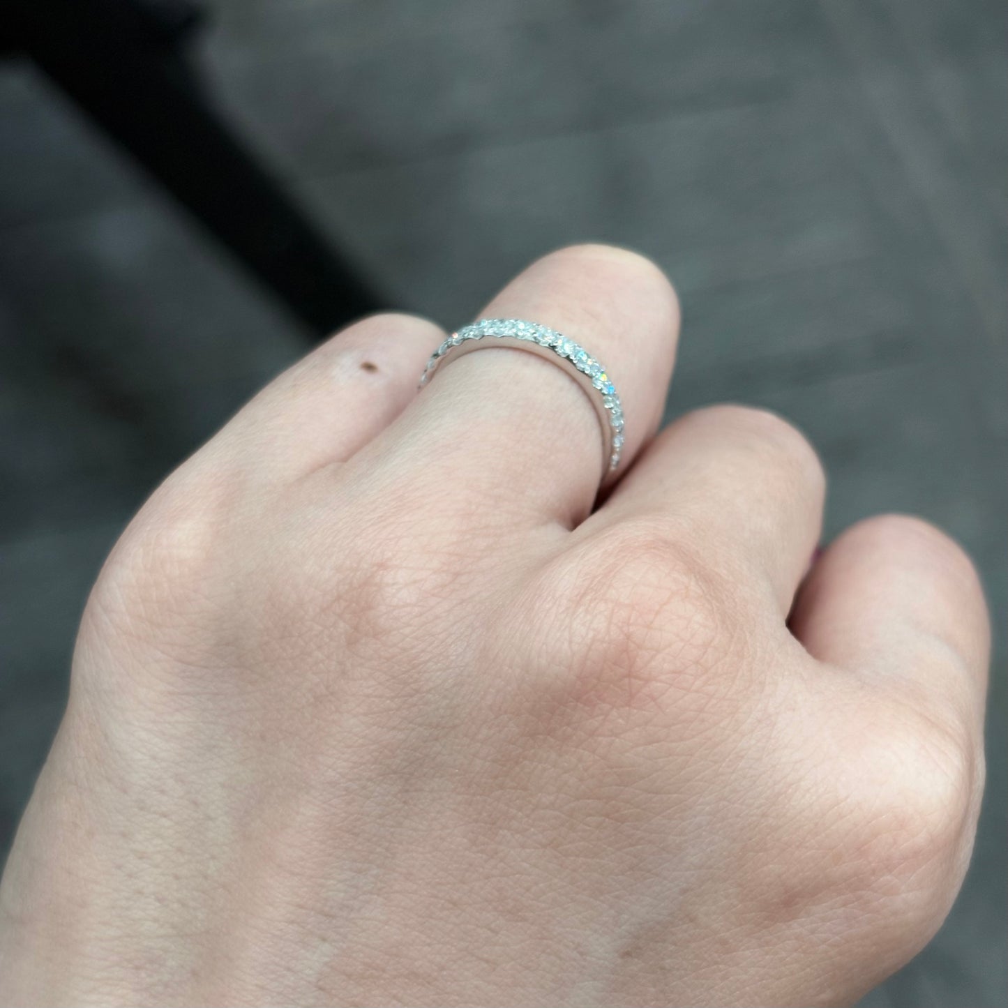 خاتم ألماس من الذهب عيار 18 قيراطًا مقطوع على شكل كمثرى ومُزرع في المختبر من مجوهرات ANSTER مصنوع يدويًا وفقًا لمعايير أخلاقية 