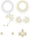 ANSTER Custom Boucheron Diamond 18K 14K 10K Gold Dubai Jewelry set