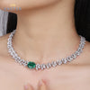 ANSTER Fine Jewelry Lab Grown Emerald 18K Gold Necklace