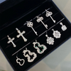 ANSTER Custom Melee Lab Diamond Key shape Pendant Necklace Fine Jewelry