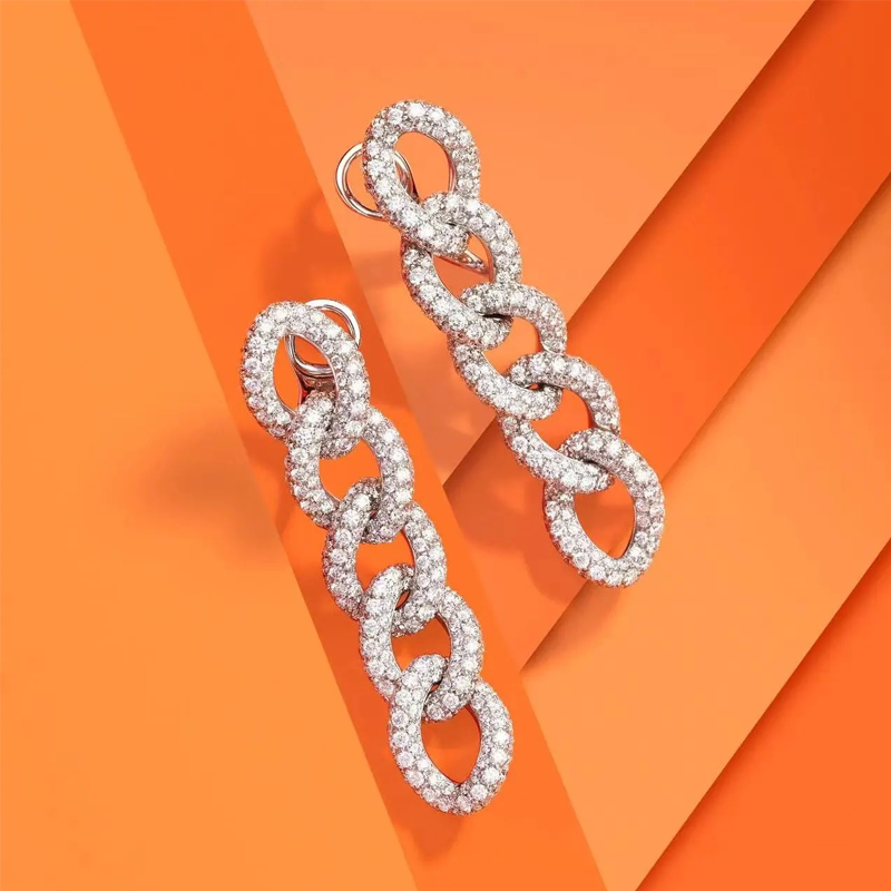 خاتم ألماس من الذهب عيار 18 قيراطًا مقطوع على شكل كمثرى ومُزرع في المختبر من مجوهرات ANSTER مصنوع يدويًا وفقًا لمعايير أخلاقية 