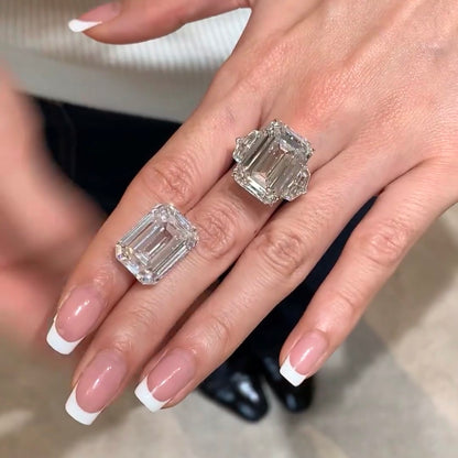 خاتم ألماس من الذهب عيار 18 قيراطًا مقطوع على شكل كمثرى ومُزرع في المختبر من مجوهرات ANSTER مصنوع يدويًا وفقًا لمعايير أخلاقية 