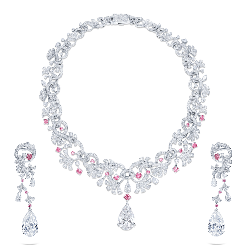 خاتم ألماس من الذهب عيار 18 قيراطًا مقطوع على شكل كمثرى ومُزرع في المختبر من مجوهرات ANSTER مصنوع يدويًا وفقًا لمعايير أخلاقية 