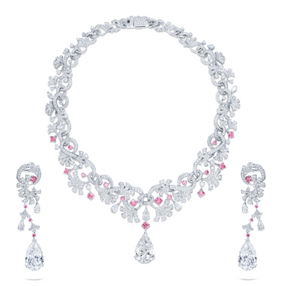 خاتم ألماس من الذهب عيار 18 قيراطًا مقطوع على شكل كمثرى ومُزرع في المختبر من مجوهرات ANSTER مصنوع يدويًا وفقًا لمعايير أخلاقية 