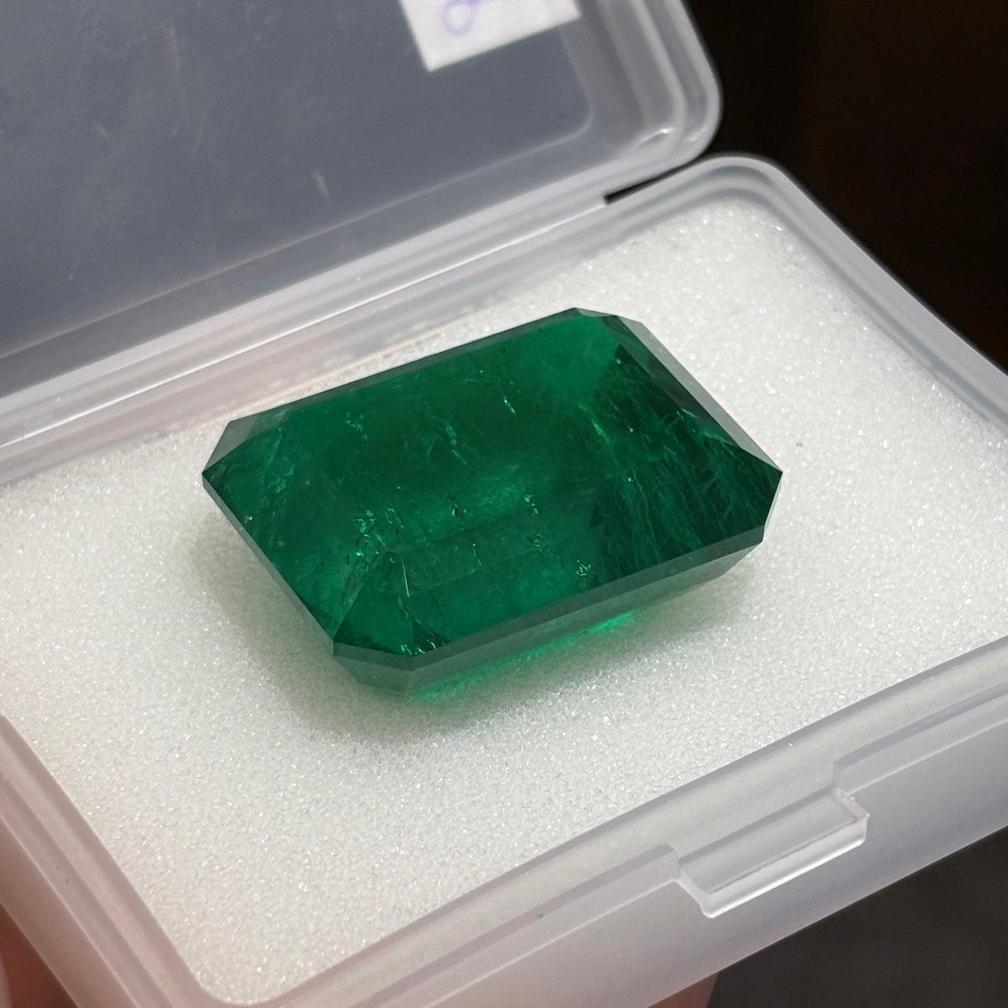ANSTER only one in stock 86.08ct Big Lab Grown Emerald with GRC for Luxury Jewelry making