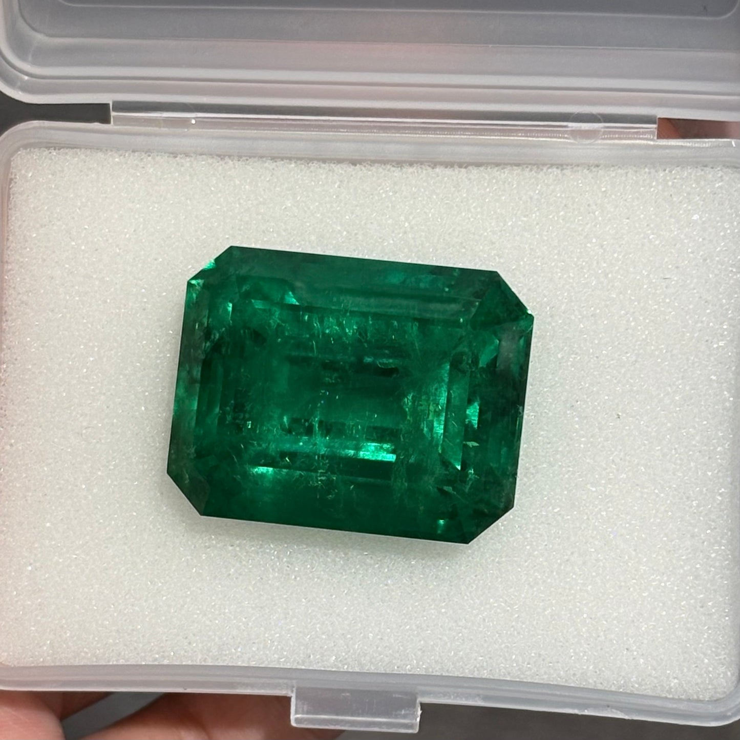 ANSTER only one in stock 86.08ct Big Lab Grown Emerald with GRC for Luxury Jewelry making