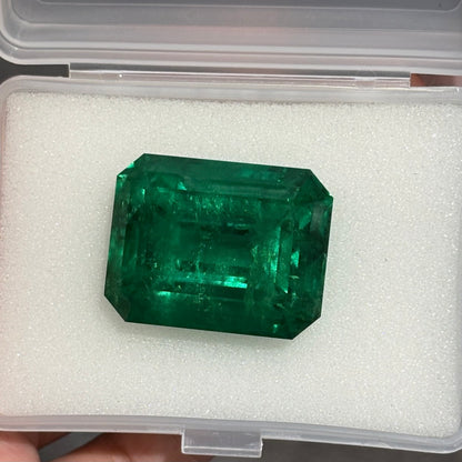 ANSTER only one in stock 86.08ct Big Lab Grown Emerald with GRC for Luxury Jewelry making