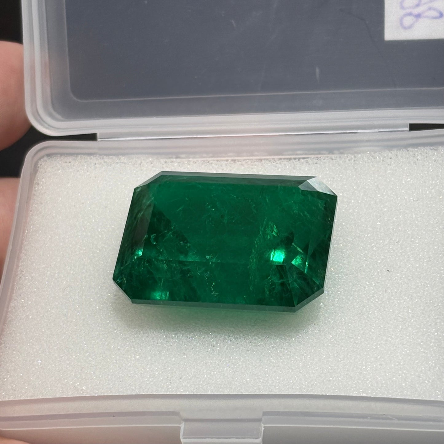 ANSTER only one in stock 86.08ct Big Lab Grown Emerald with GRC for Luxury Jewelry making