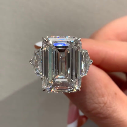 خاتم ألماس من الذهب عيار 18 قيراطًا مقطوع على شكل كمثرى ومُزرع في المختبر من مجوهرات ANSTER مصنوع يدويًا وفقًا لمعايير أخلاقية 